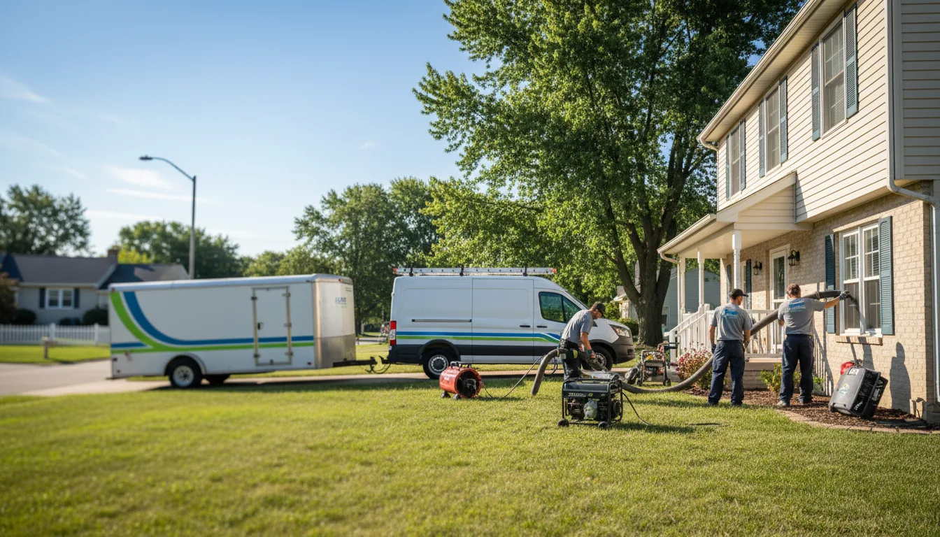 Flooded Basement Restoration And Cleanup With Repair in Kulm, ND near me